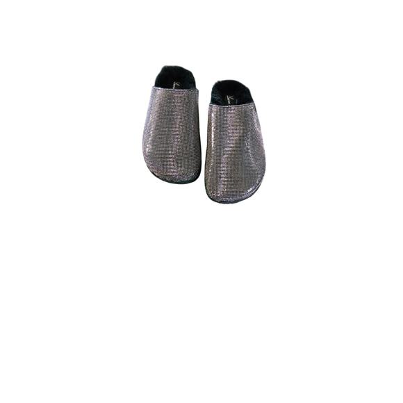 Lauren Lorraine Lizzy Clog Slides in Pewter - Picture 1 of 3